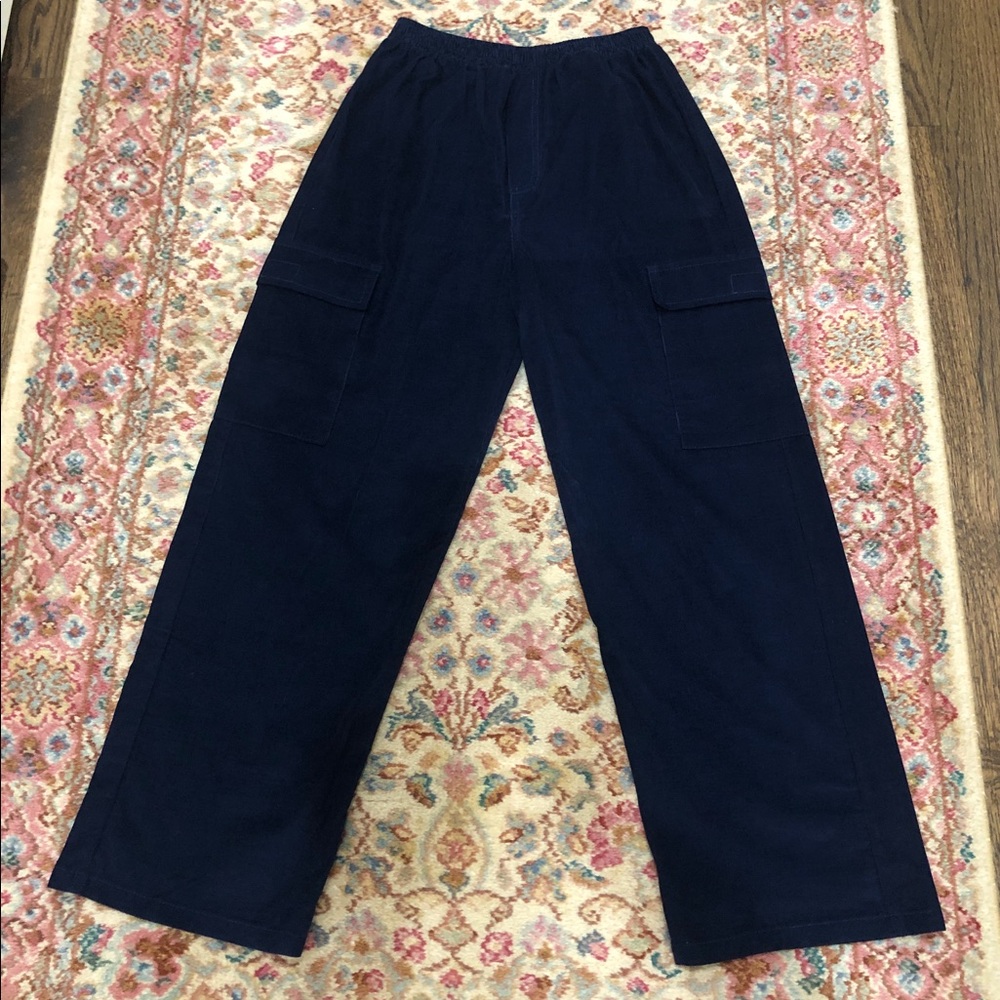 Rags Land corduroy navy pant•Size 12